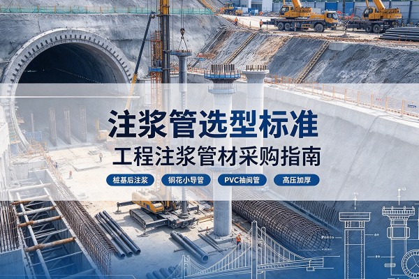 东胜注浆管选型标准